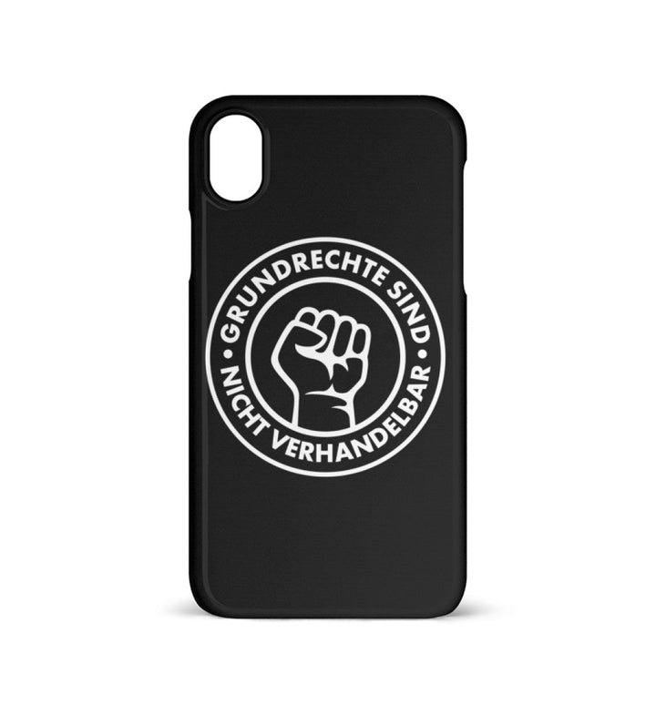 HANDYHÜLLE, HANDY CASE - IPHONE XR • GRUNDRECHTE SIND NICHT VERHANDELBAR-HARLEKINSHOP