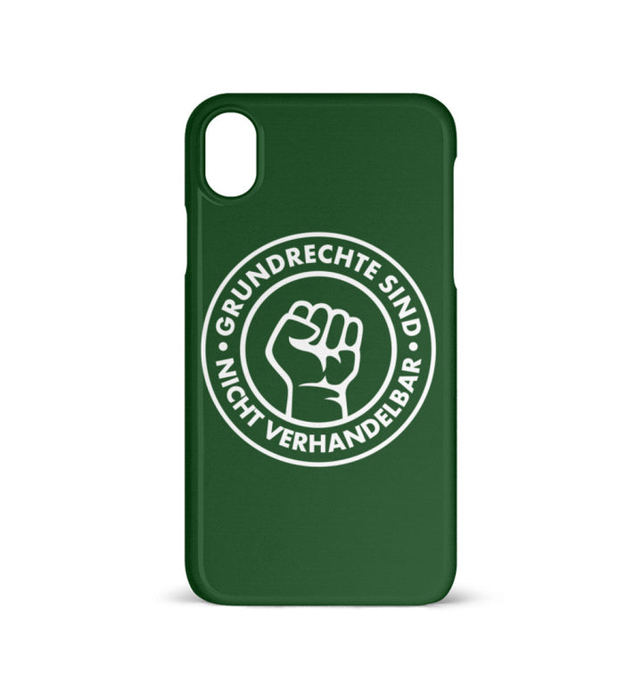 HANDYHÜLLE, HANDY CASE - IPHONE XR • GRUNDRECHTE SIND NICHT VERHANDELBAR-HARLEKINSHOP