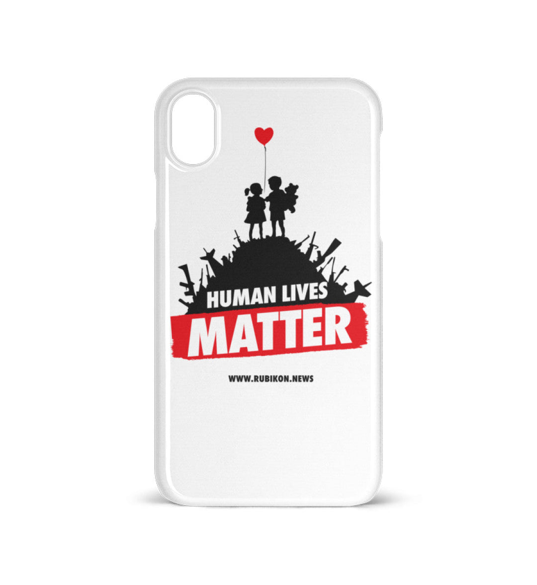 HANDYHÜLLE, HANDY CASE - IPHONE XR • HUMAN LIVES MATTER-HARLEKINSHOP