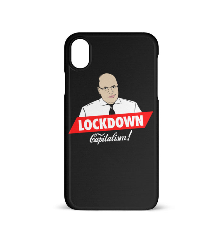 HANDYHÜLLE, HANDY CASE - IPHONE XR • LOCKDOWN CAPITALISM!-HARLEKINSHOP