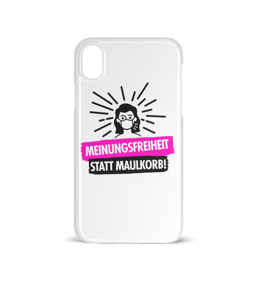 HANDYHÜLLE, HANDY CASE - IPHONE XR • MEINUNGSFREIHEIT-HARLEKINSHOP