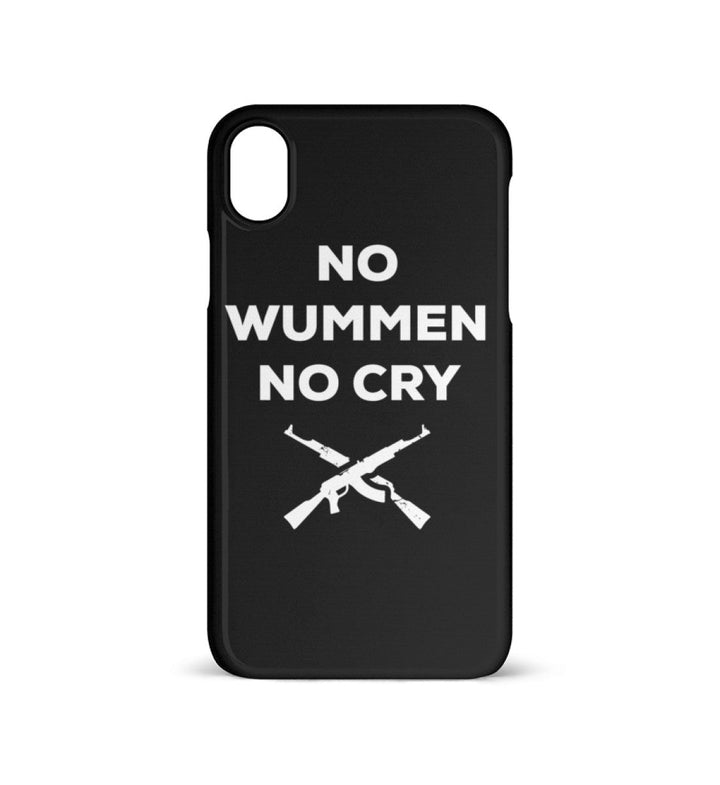 HANDYHÜLLE, HANDY CASE - IPHONE XR • NO WUMMEN NO CRY-HARLEKINSHOP