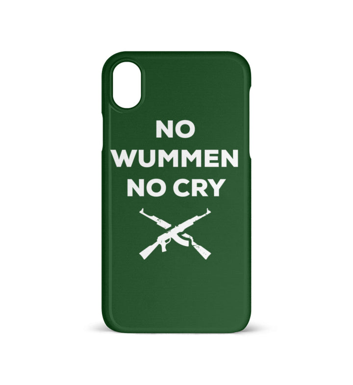 HANDYHÜLLE, HANDY CASE - IPHONE XR • NO WUMMEN NO CRY-HARLEKINSHOP