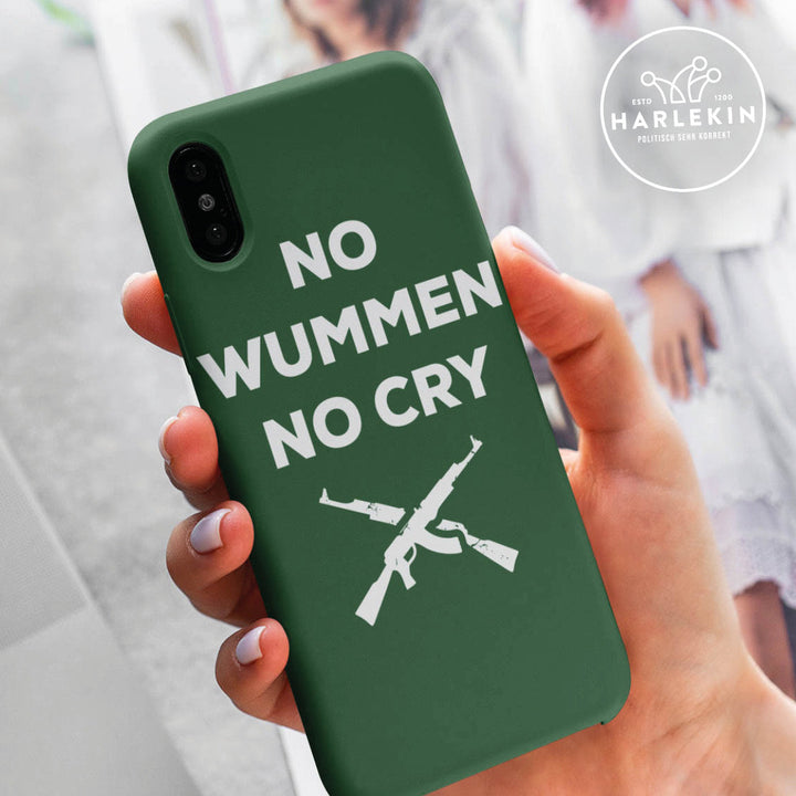 HANDYHÜLLE, HANDY CASE - IPHONE XR • NO WUMMEN NO CRY-HARLEKINSHOP