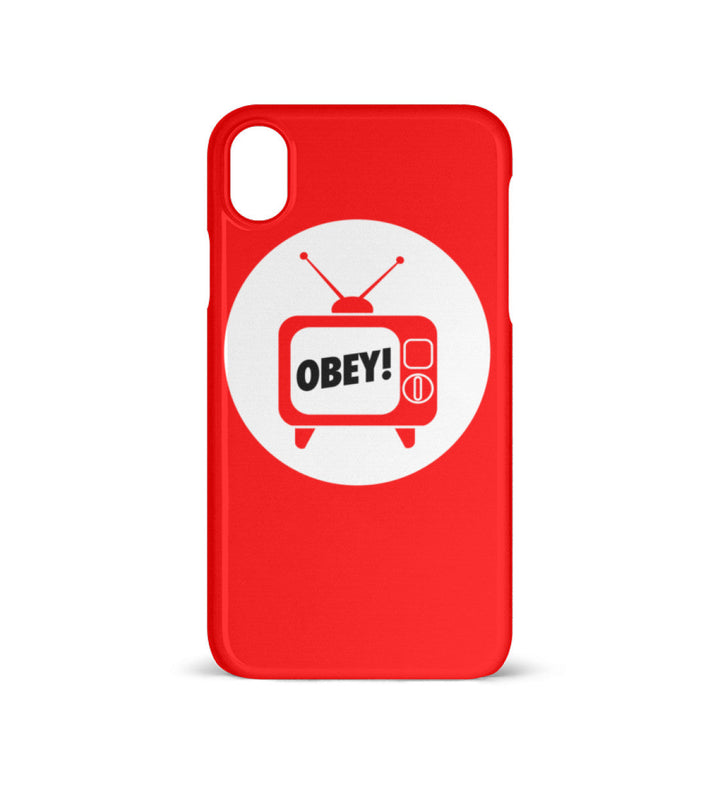 HANDYHÜLLE, HANDY CASE - IPHONE XR • OBEY TV-HARLEKINSHOP