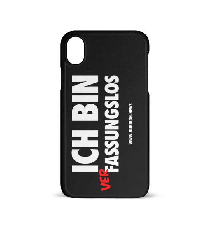 HANDYHÜLLE, HANDY CASE - IPHONE XR • VERFASSUNGSLOS-HARLEKINSHOP