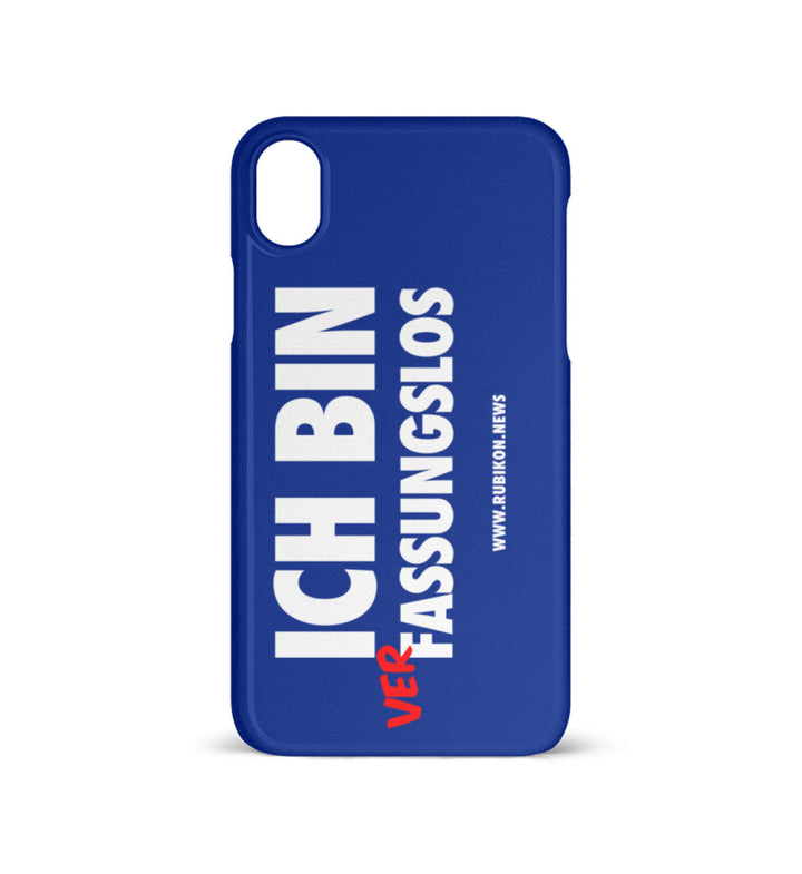 HANDYHÜLLE, HANDY CASE - IPHONE XR • VERFASSUNGSLOS-HARLEKINSHOP
