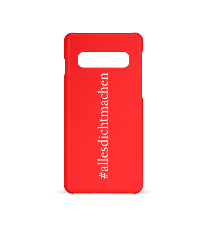 HANDYHÜLLE, HANDY CASE - SAMSUNG GALAXY S10 • #ALLESDICHTMACHEN-HARLEKINSHOP