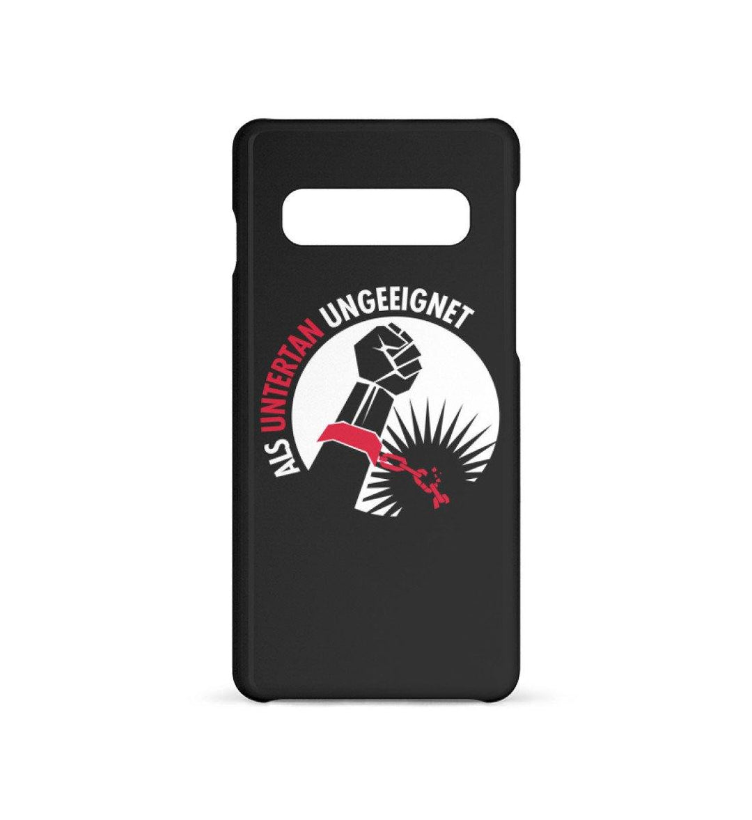 HANDYHÜLLE, HANDY CASE - SAMSUNG GALAXY S10 • ALS UNTERTAN UNGEEIGNET-HARLEKINSHOP