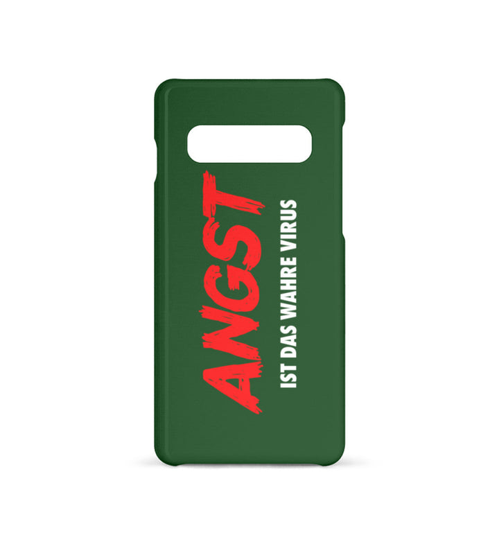 HANDYHÜLLE, HANDY CASE - SAMSUNG GALAXY S10 • ANGST IST DAS WAHRE VIRUS-HARLEKINSHOP
