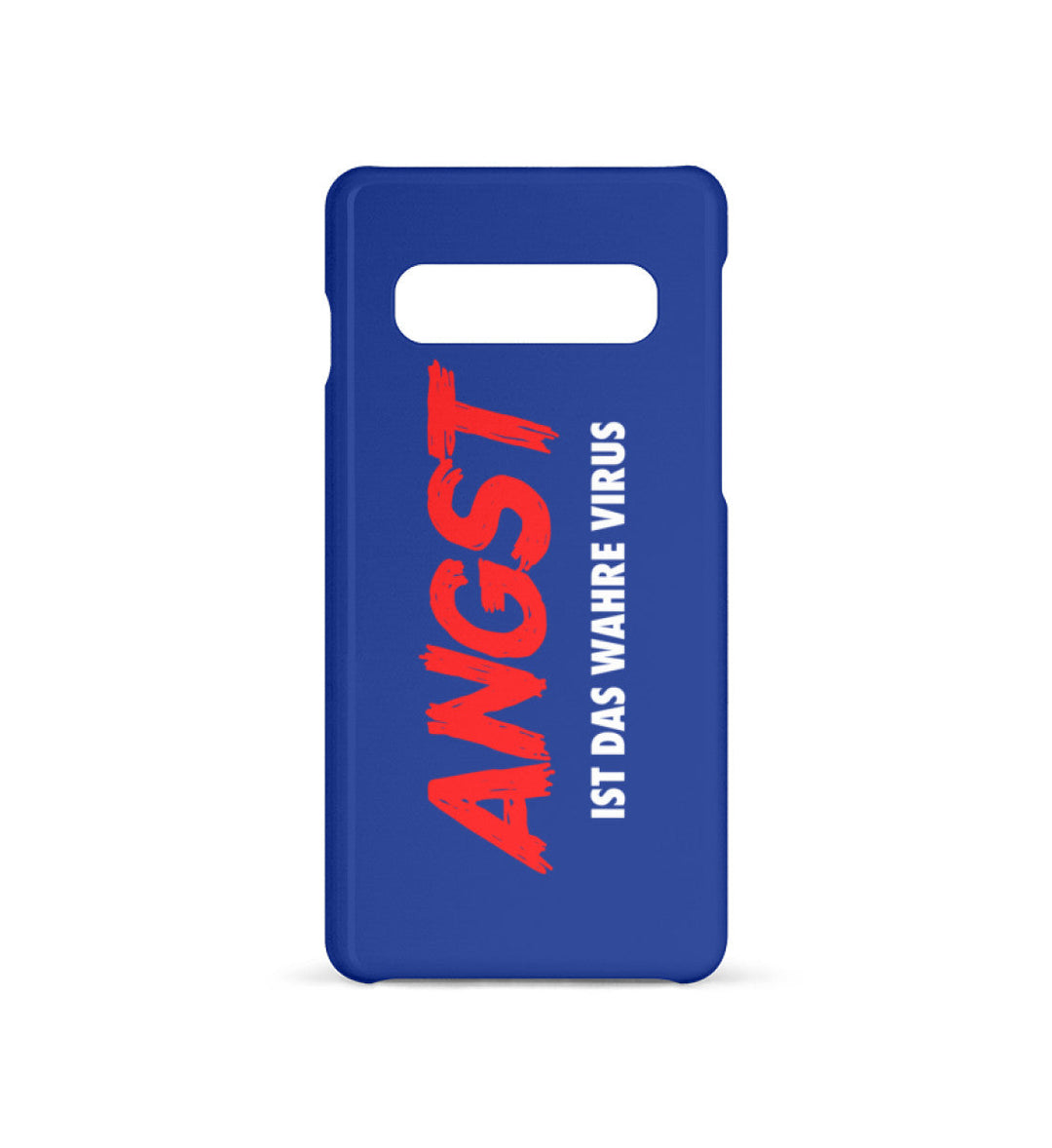 HANDYHÜLLE, HANDY CASE - SAMSUNG GALAXY S10 • ANGST IST DAS WAHRE VIRUS-HARLEKINSHOP
