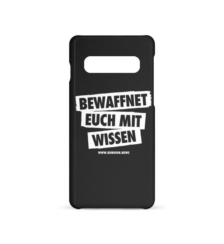 HANDYHÜLLE, HANDY CASE - SAMSUNG GALAXY S10 • BEWAFFNET EUCH MIT WISSEN - DUNKEL-HARLEKINSHOP