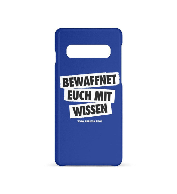 HANDYHÜLLE, HANDY CASE - SAMSUNG GALAXY S10 • BEWAFFNET EUCH MIT WISSEN - DUNKEL-HARLEKINSHOP