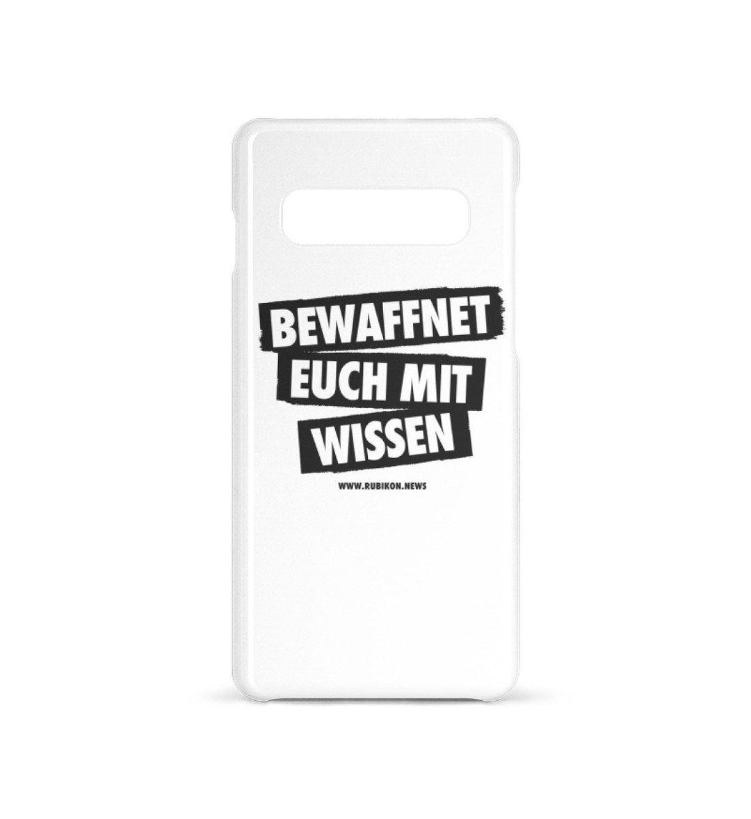 HANDYHÜLLE, HANDY CASE - SAMSUNG GALAXY S10 • BEWAFFNET EUCH MIT WISSEN - HELL-HARLEKINSHOP