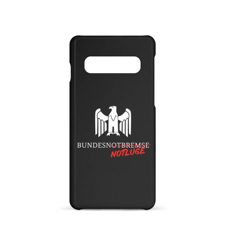 HANDYHÜLLE, HANDY CASE - SAMSUNG GALAXY S10 • BUNDESNOTLÜGE-HARLEKINSHOP