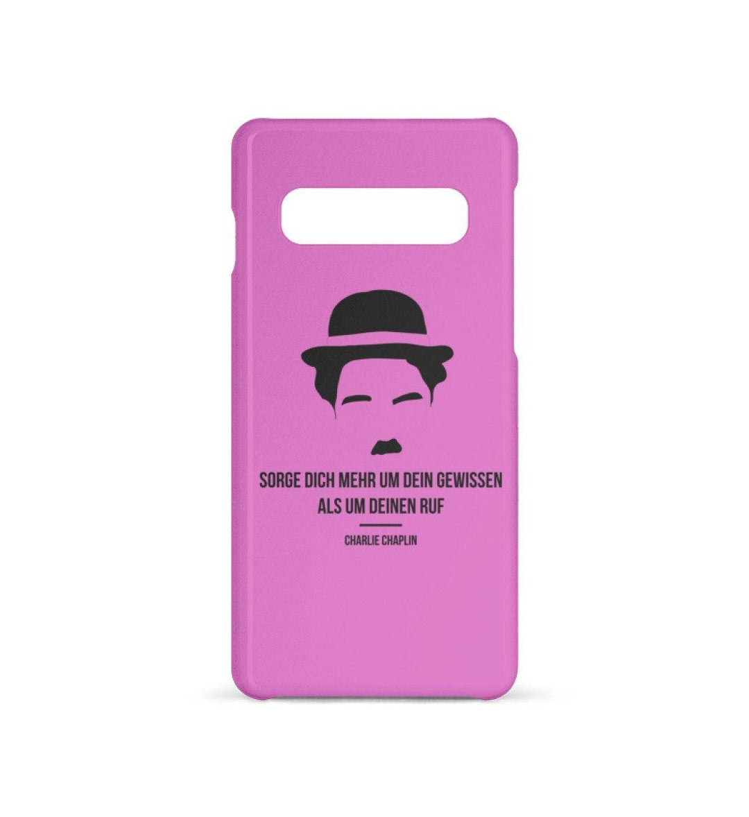 HANDYHÜLLE, HANDY CASE - SAMSUNG GALAXY S10 • CHARLIE CHAPLIN / GEWISSEN-HARLEKINSHOP