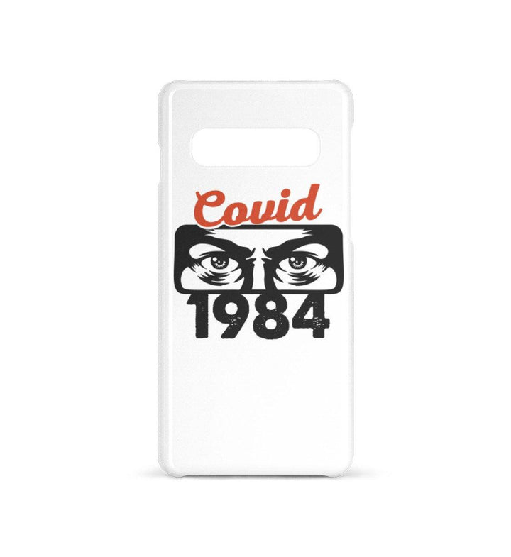 HANDYHÜLLE, HANDY CASE - SAMSUNG GALAXY S10 • COVID 1984 - HELL-HARLEKINSHOP