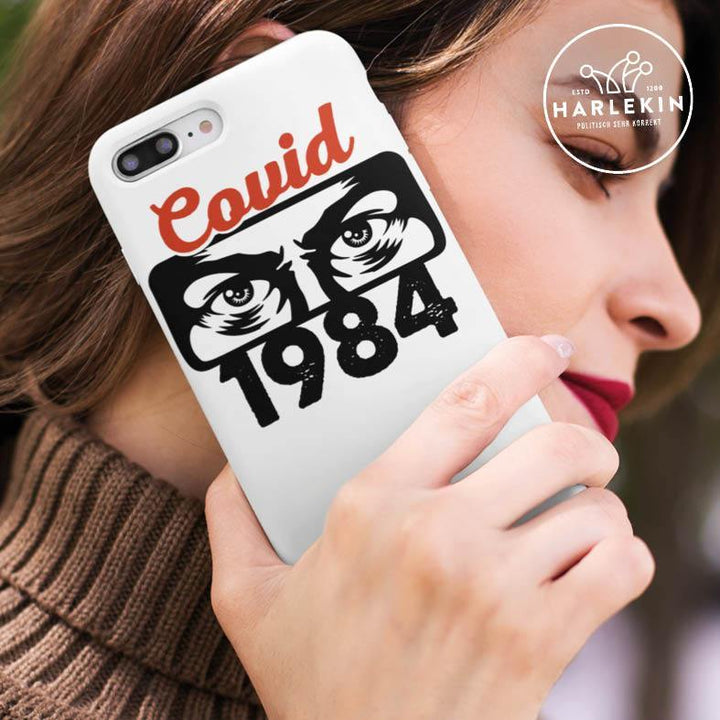 HANDYHÜLLE, HANDY CASE - SAMSUNG GALAXY S10 • COVID 1984 - HELL-HARLEKINSHOP