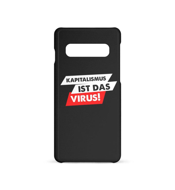 HANDYHÜLLE, HANDY CASE - SAMSUNG GALAXY S10 • DAS ECHTE VIRUS / KAPITALISMUS-HARLEKINSHOP