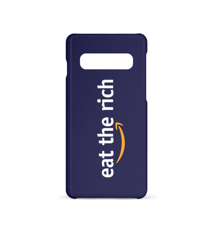 HANDYHÜLLE, HANDY CASE - SAMSUNG GALAXY S10 • EAT THE RICH-HARLEKINSHOP