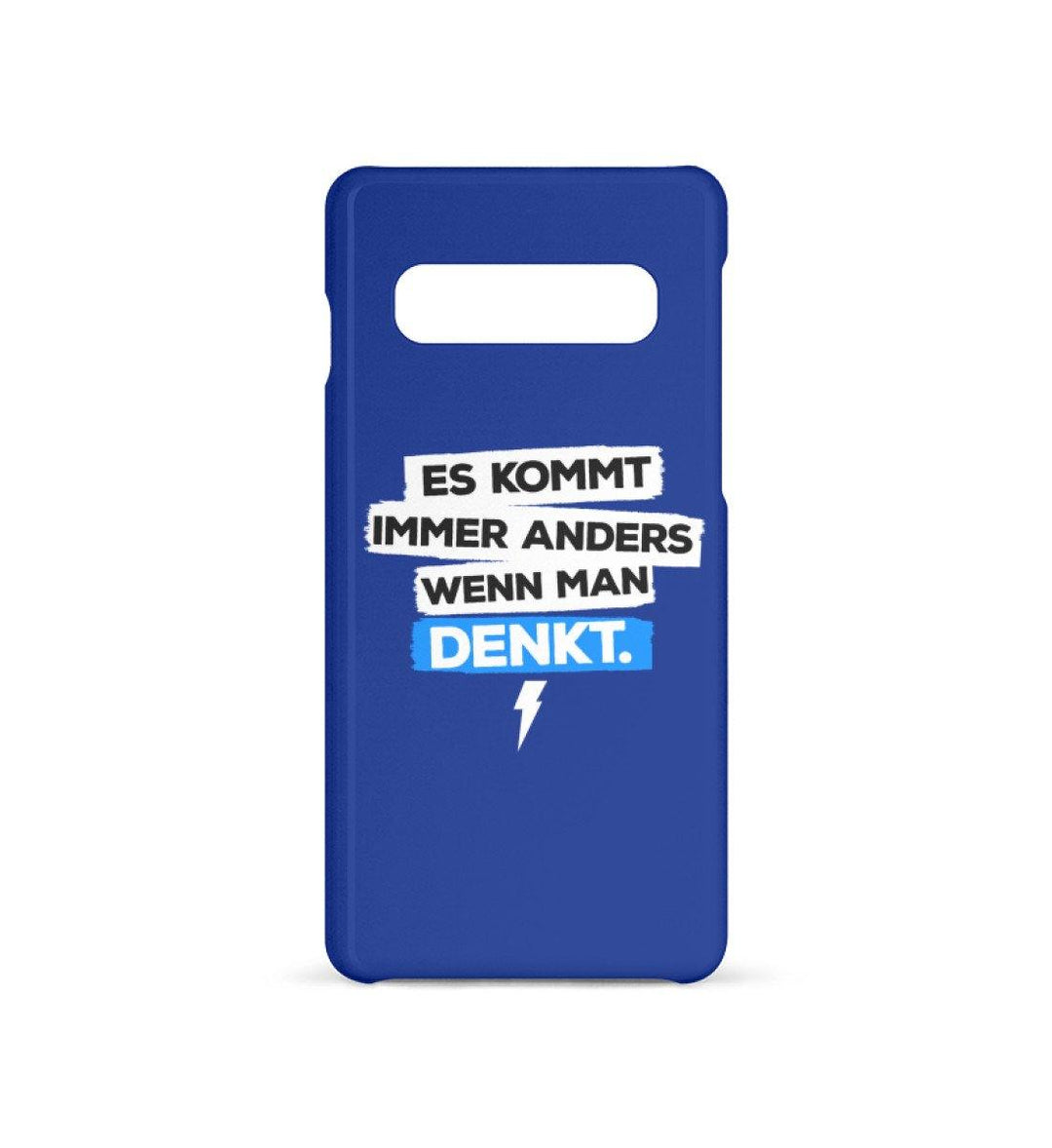 HANDYHÜLLE, HANDY CASE - SAMSUNG GALAXY S10 • ES KOMMT IMMER ANDERS-HARLEKINSHOP