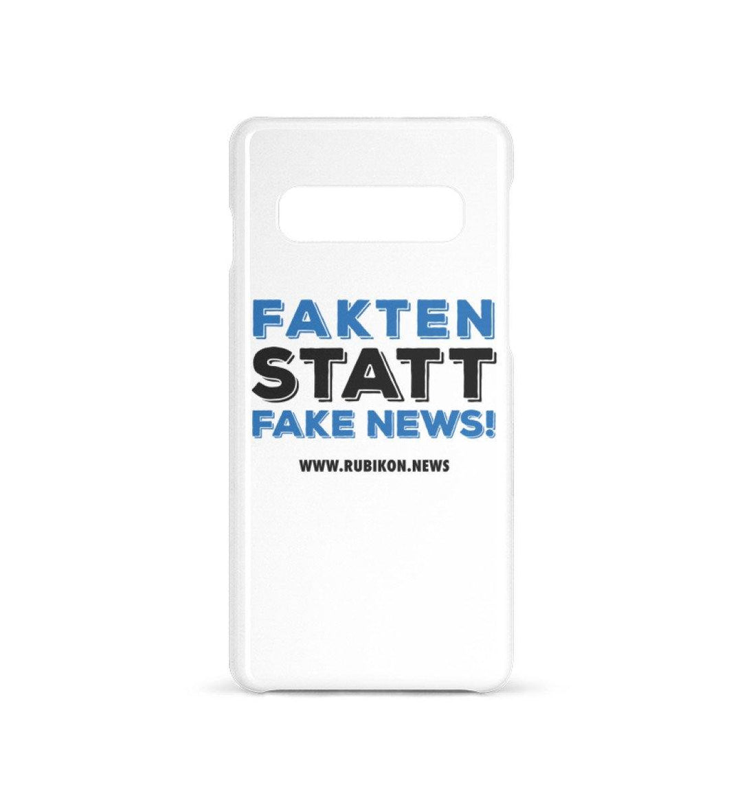 HANDYHÜLLE, HANDY CASE - SAMSUNG GALAXY S10 • FAKTEN STATT FAKE NEWS-HARLEKINSHOP