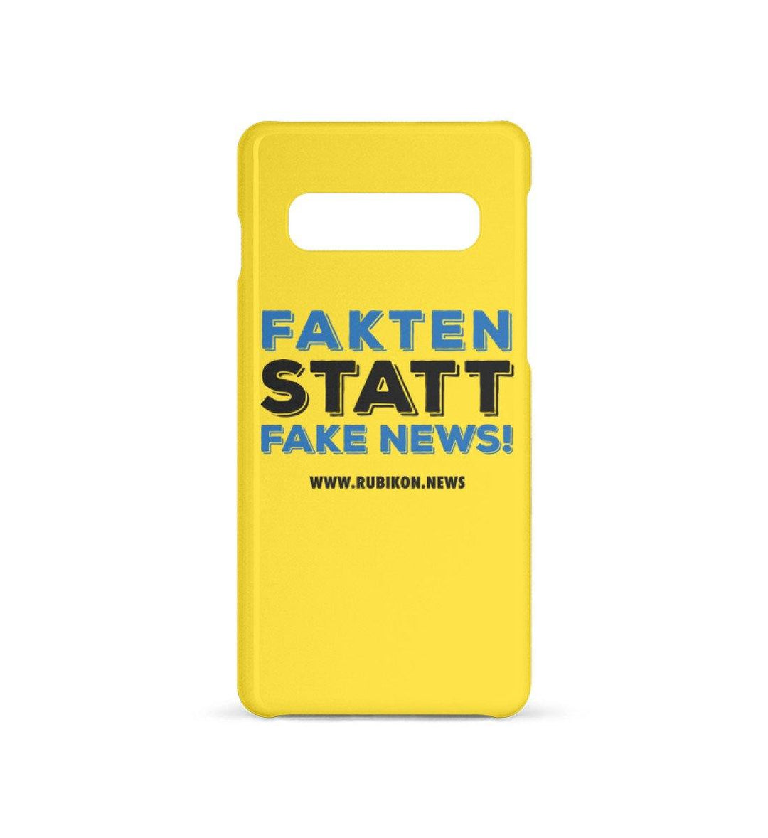 HANDYHÜLLE, HANDY CASE - SAMSUNG GALAXY S10 • FAKTEN STATT FAKE NEWS-HARLEKINSHOP