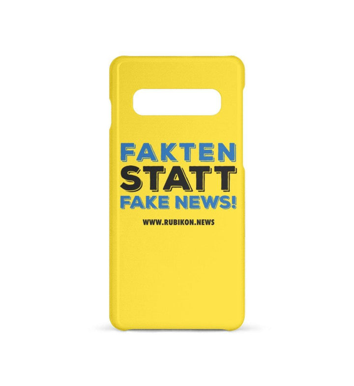 HANDYHÜLLE, HANDY CASE - SAMSUNG GALAXY S10 • FAKTEN STATT FAKE NEWS-HARLEKINSHOP