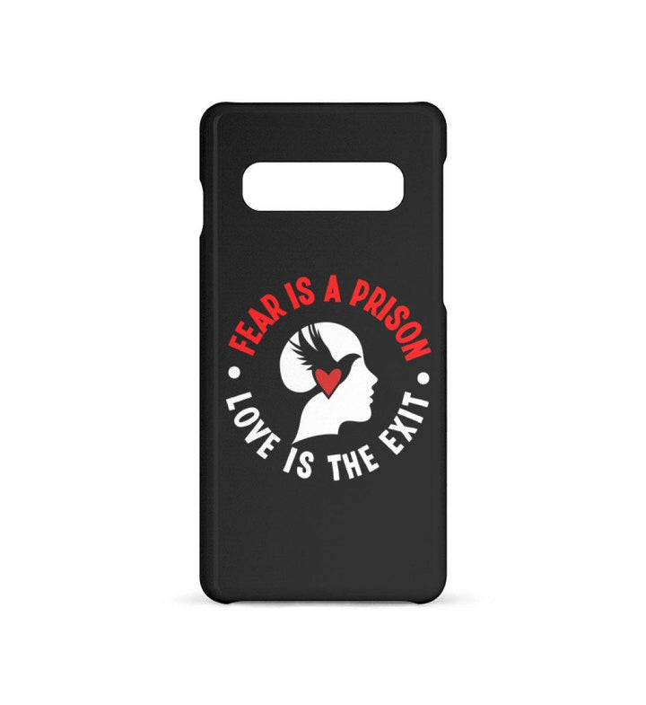 HANDYHÜLLE, HANDY CASE - SAMSUNG GALAXY S10 • FEAR IS A PRISON-HARLEKINSHOP