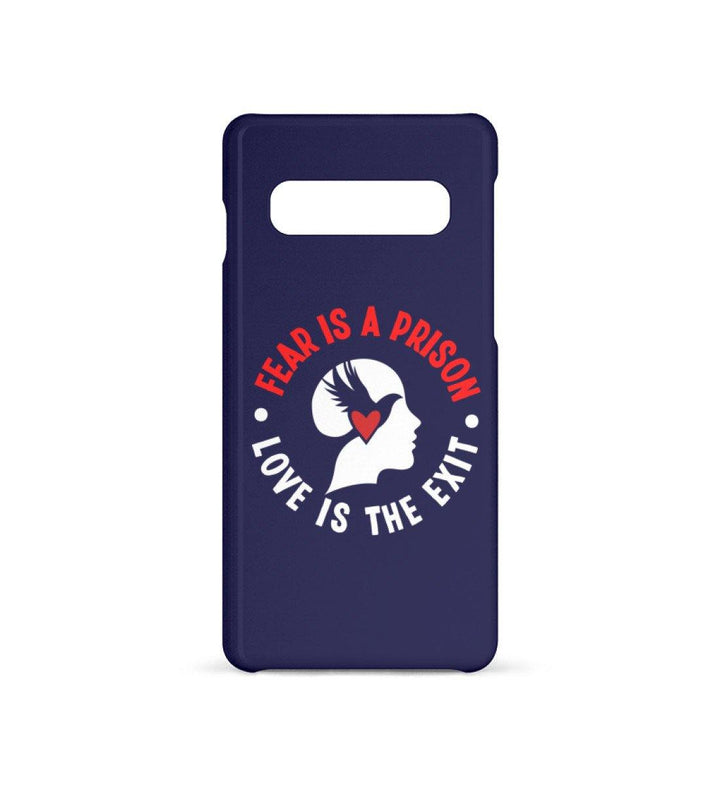 HANDYHÜLLE, HANDY CASE - SAMSUNG GALAXY S10 • FEAR IS A PRISON-HARLEKINSHOP