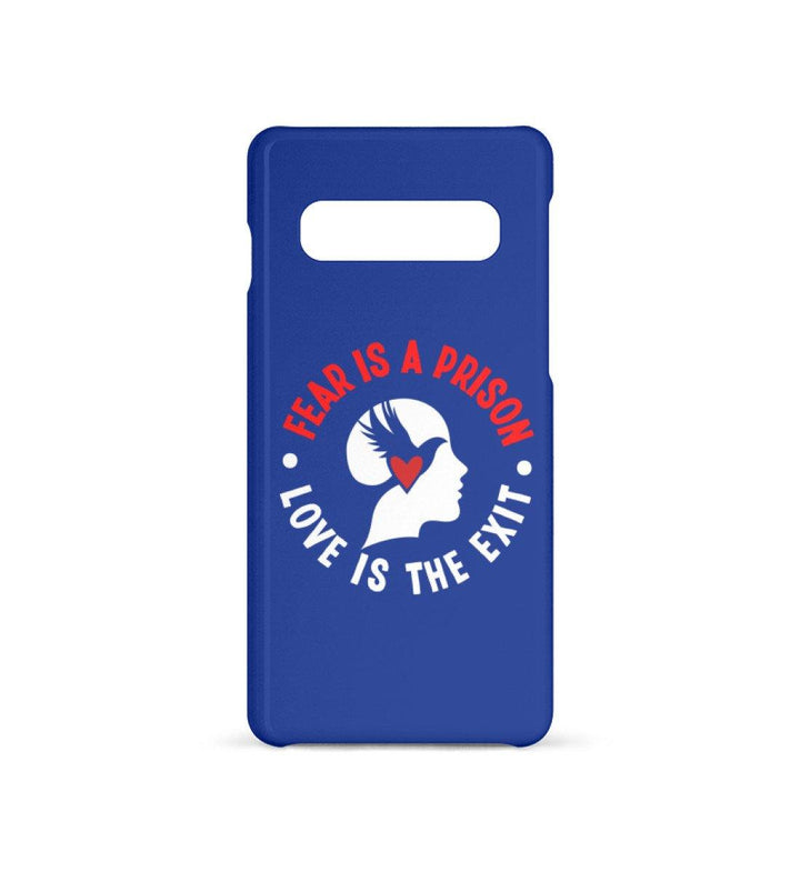 HANDYHÜLLE, HANDY CASE - SAMSUNG GALAXY S10 • FEAR IS A PRISON-HARLEKINSHOP