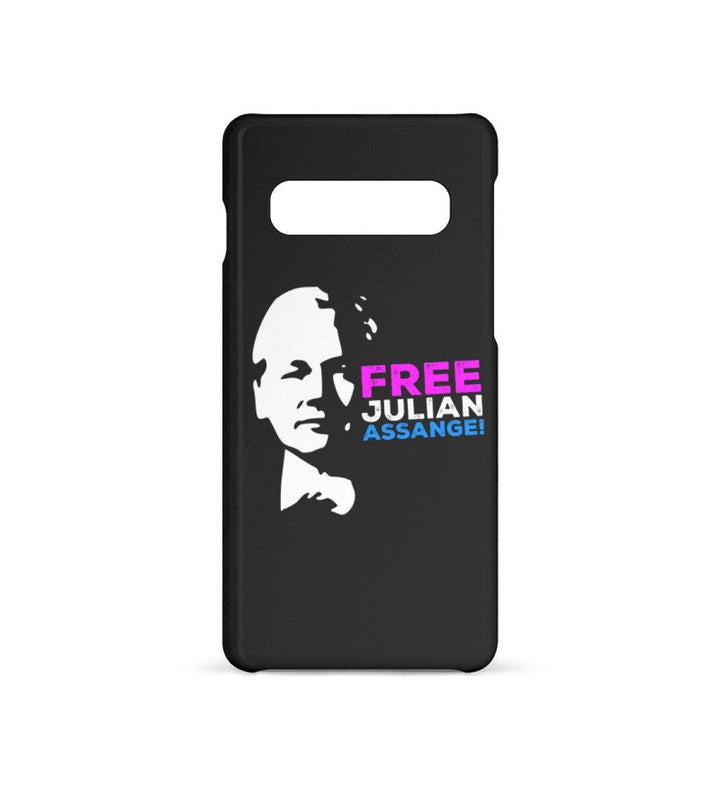 HANDYHÜLLE, HANDY CASE - SAMSUNG GALAXY S10 • FREE ASSANGE!-HARLEKINSHOP