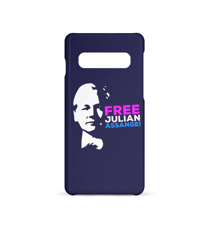 HANDYHÜLLE, HANDY CASE - SAMSUNG GALAXY S10 • FREE ASSANGE!-HARLEKINSHOP