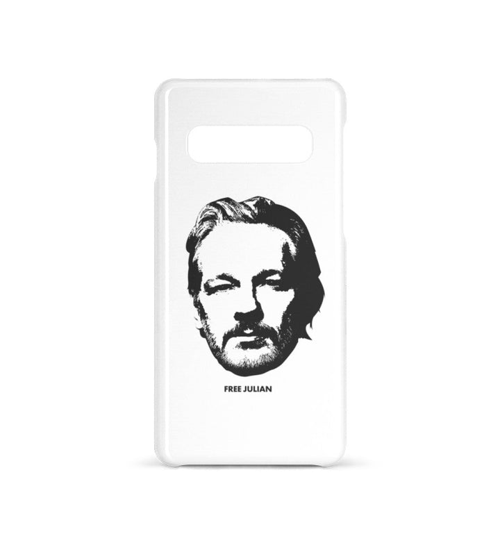 HANDYHÜLLE, HANDY CASE - SAMSUNG GALAXY S10 • FREE ASSANGE! / FREE JULIAN - HELL-HARLEKINSHOP