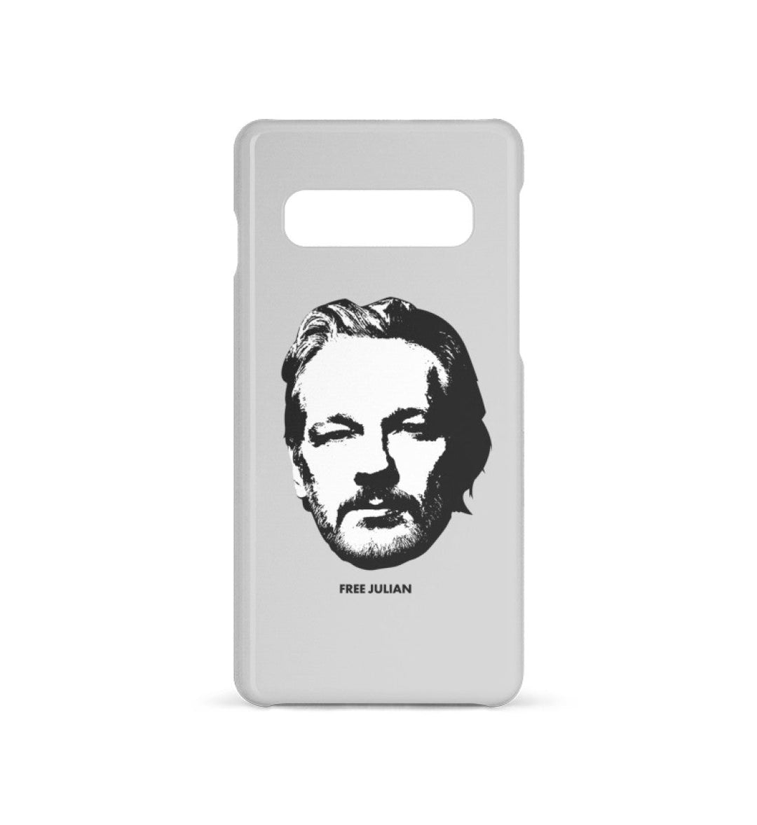 HANDYHÜLLE, HANDY CASE - SAMSUNG GALAXY S10 • FREE ASSANGE! / FREE JULIAN - HELL-HARLEKINSHOP