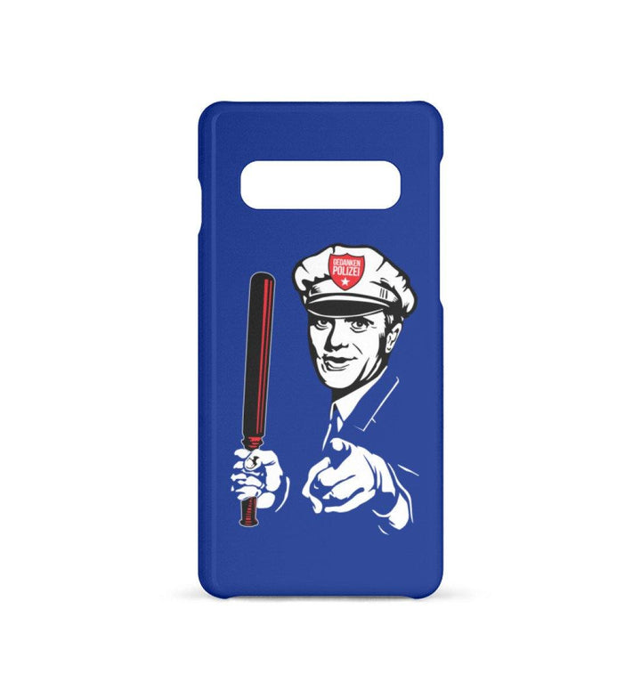 HANDYHÜLLE, HANDY CASE - SAMSUNG GALAXY S10 • GEDANKENPOLIZEI / GEDANKENVERBRECHER-HARLEKINSHOP