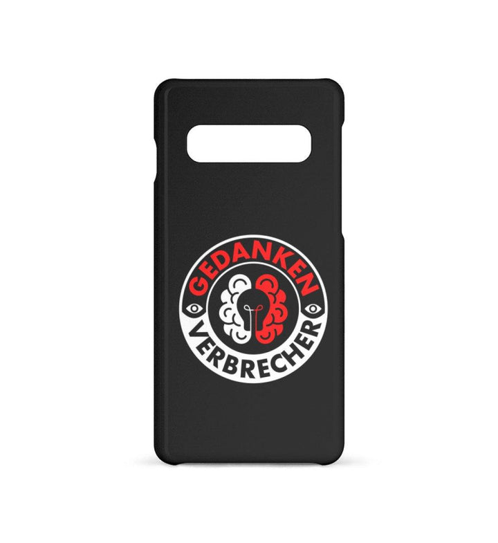 HANDYHÜLLE, HANDY CASE - SAMSUNG GALAXY S10 • GEDANKENVERBRECHER BADGE-HARLEKINSHOP