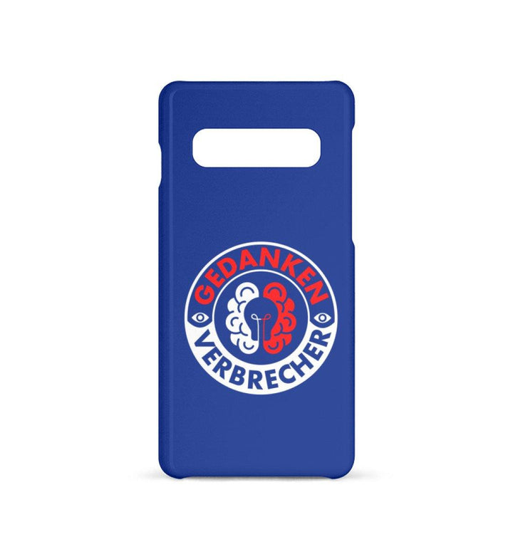 HANDYHÜLLE, HANDY CASE - SAMSUNG GALAXY S10 • GEDANKENVERBRECHER BADGE-HARLEKINSHOP