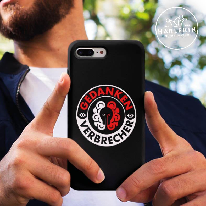 HANDYHÜLLE, HANDY CASE - SAMSUNG GALAXY S10 • GEDANKENVERBRECHER BADGE-HARLEKINSHOP