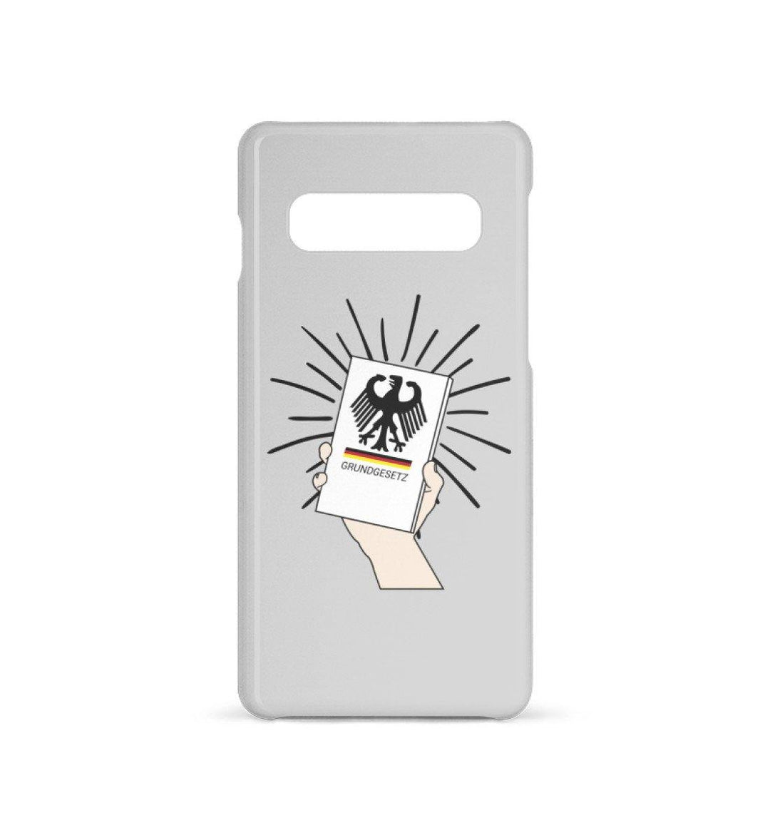 HANDYHÜLLE, HANDY CASE - SAMSUNG GALAXY S10 • GG / GRUNDGESETZ-HARLEKINSHOP