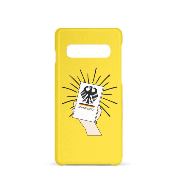 HANDYHÜLLE, HANDY CASE - SAMSUNG GALAXY S10 • GG / GRUNDGESETZ-HARLEKINSHOP