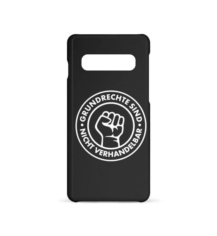 HANDYHÜLLE, HANDY CASE - SAMSUNG GALAXY S10 • GRUNDRECHTE SIND NICHT VERHANDELBAR-HARLEKINSHOP