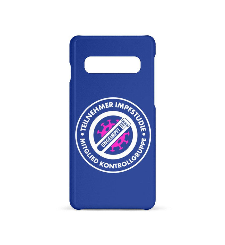 HANDYHÜLLE, HANDY CASE - SAMSUNG GALAXY S10 • IMPFSTUDIE TEILNEHMER KONTROLLGRUPPE-HARLEKINSHOP