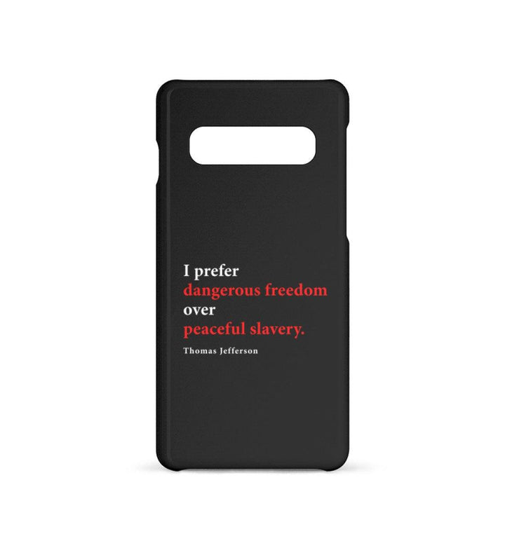 HANDYHÜLLE, HANDY CASE - SAMSUNG GALAXY S10 • JEFFERSON DANGEROUS FREEDOM-HARLEKINSHOP