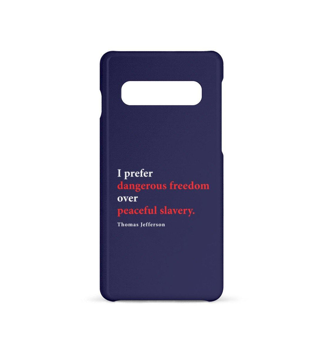 HANDYHÜLLE, HANDY CASE - SAMSUNG GALAXY S10 • JEFFERSON DANGEROUS FREEDOM-HARLEKINSHOP