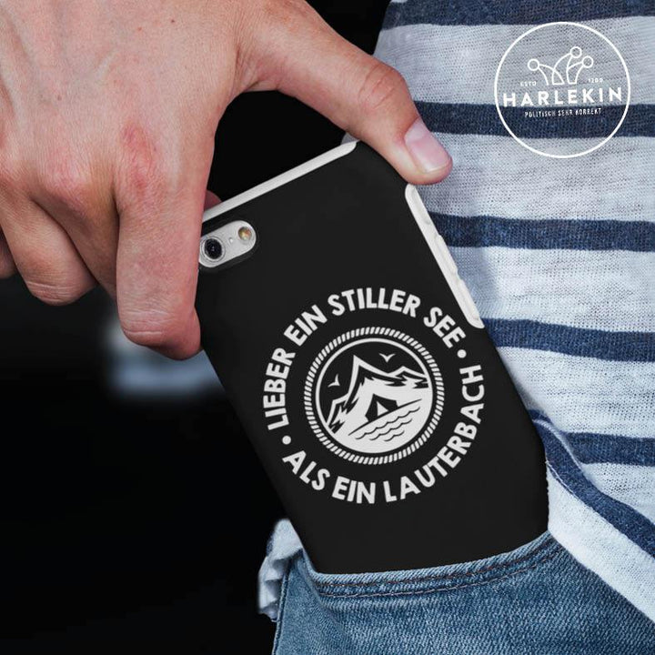 HANDYHÜLLE, HANDY CASE - SAMSUNG GALAXY S10 • LIEBER EIN STILLER SEE ALS EIN LAUTERBACH-HARLEKINSHOP