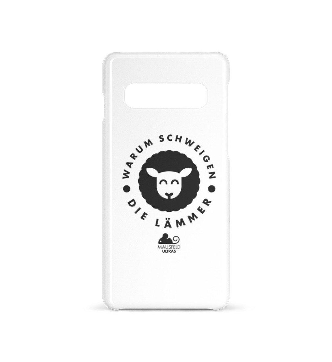 HANDYHÜLLE, HANDY CASE - SAMSUNG GALAXY S10 • MAUSFELD ULTRAS / WARUM SCHWEIGEN DIE LÄMMER-HARLEKINSHOP