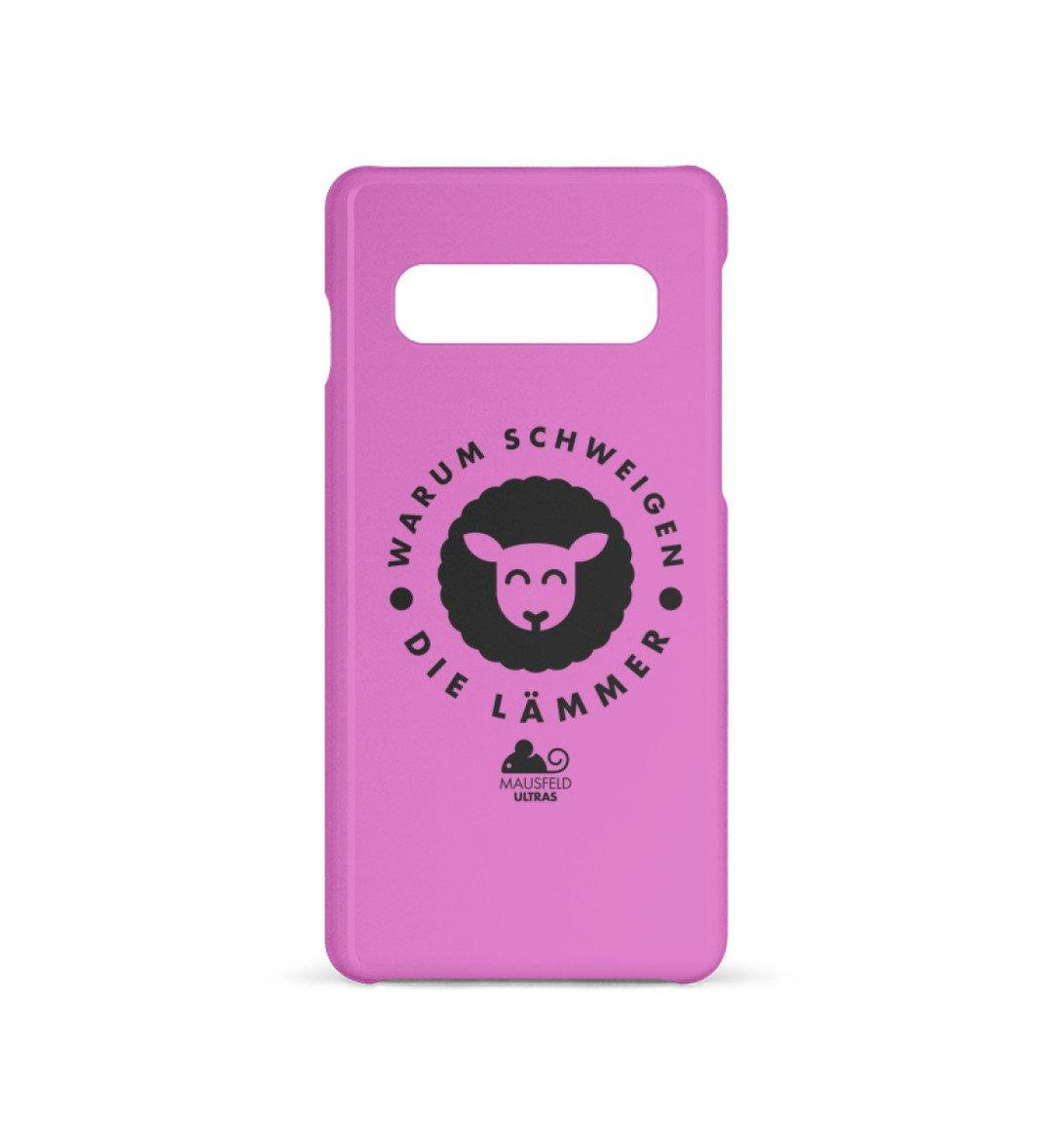 HANDYHÜLLE, HANDY CASE - SAMSUNG GALAXY S10 • MAUSFELD ULTRAS / WARUM SCHWEIGEN DIE LÄMMER-HARLEKINSHOP