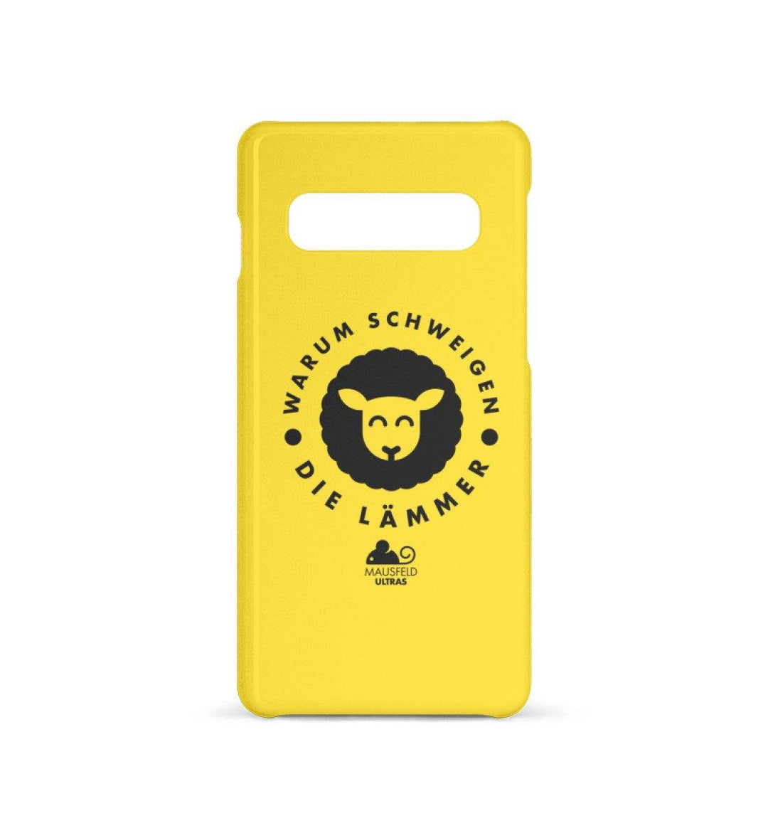 HANDYHÜLLE, HANDY CASE - SAMSUNG GALAXY S10 • MAUSFELD ULTRAS / WARUM SCHWEIGEN DIE LÄMMER-HARLEKINSHOP