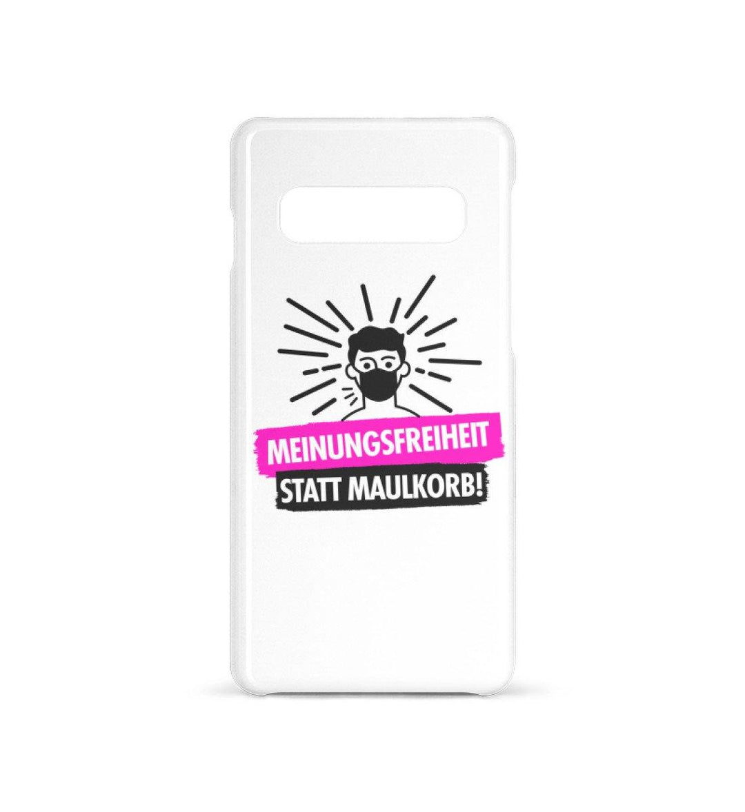 HANDYHÜLLE, HANDY CASE - SAMSUNG GALAXY S10 • MEINUNGSFREIHEIT-HARLEKINSHOP
